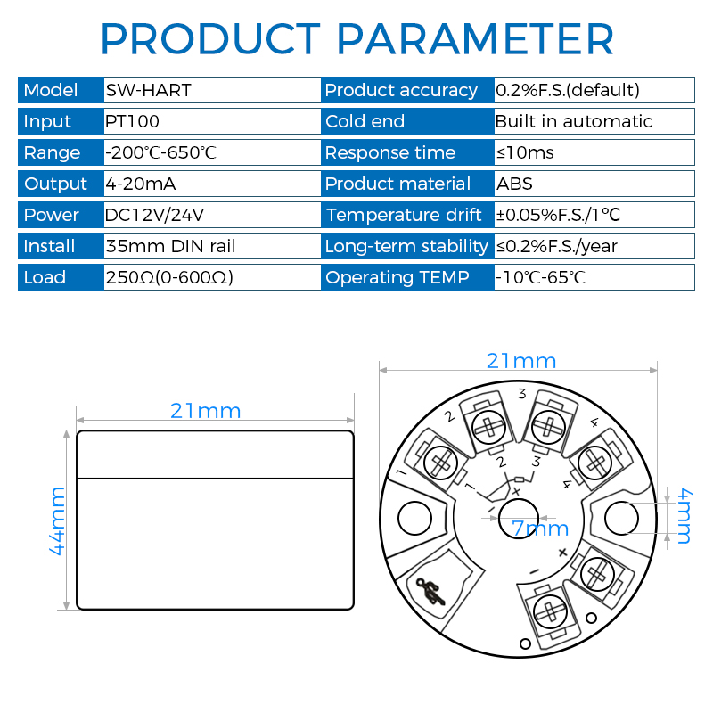 Thermocouple Module K Type - Modulo Trasmettitore di Temperatura Integrato Intelligente