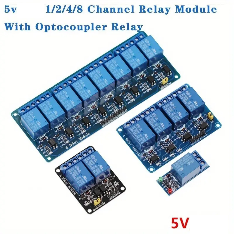 Relay Module 4 Channel - Modulo relè 2pc 1/2/4/8 canali 5v