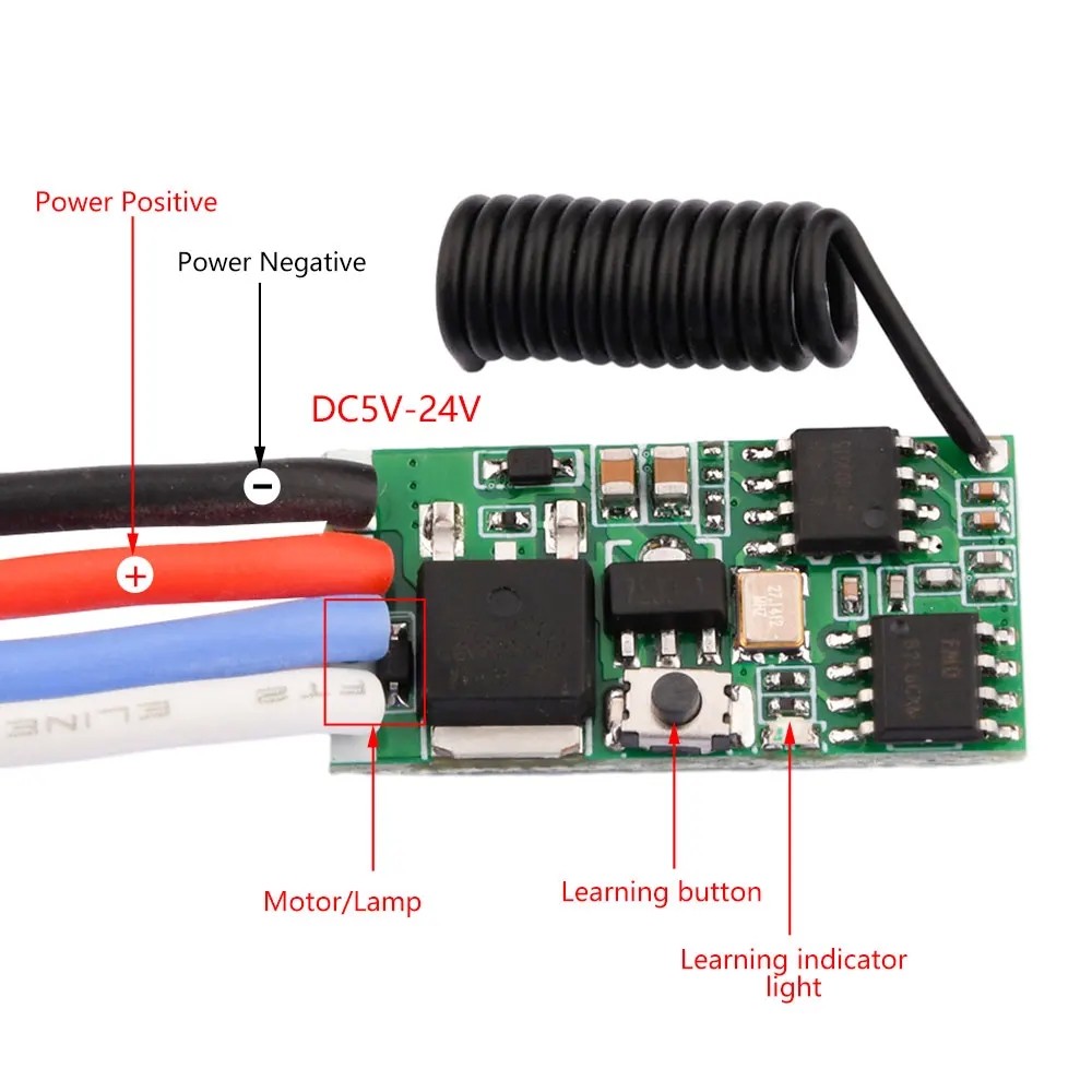 Ir Remote Module - Modulo Ricevitore Wireless RF 433MHz DC