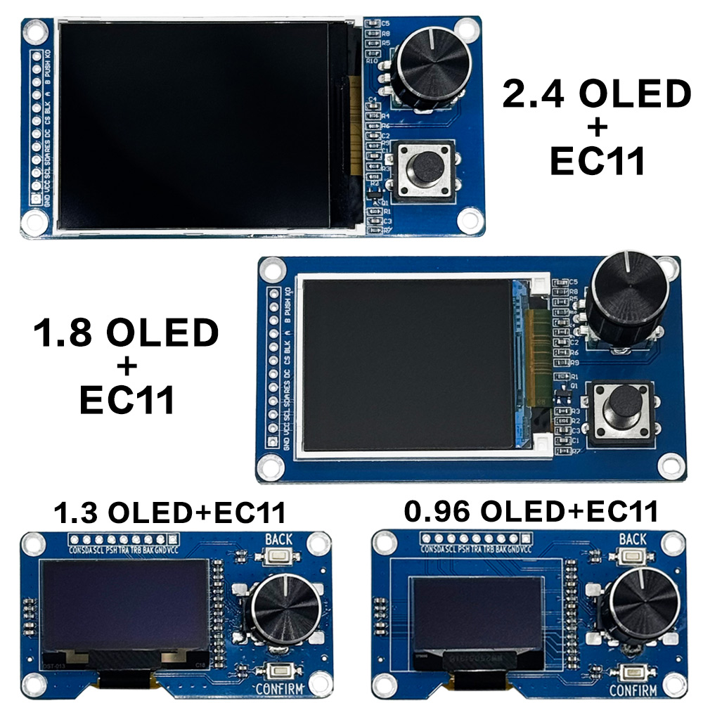 Oled Display 0.96 - Modulo TFT OLED EC11 con Encoder