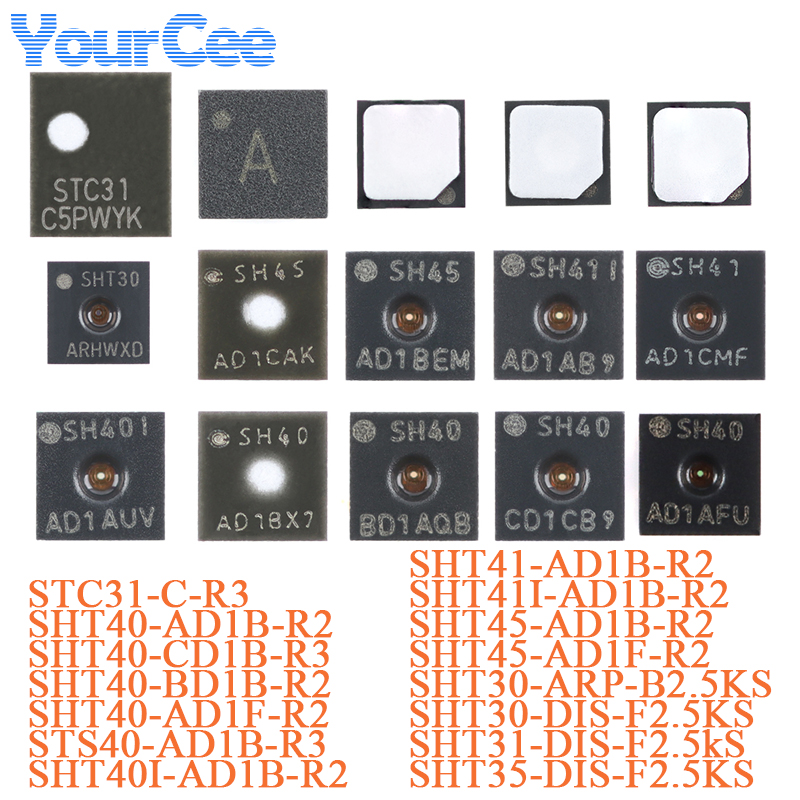 Sht31 - 5PCS/2PCS SHT40 AD1AFU SHT40-AD1B-R2 DFN-4 Sensore