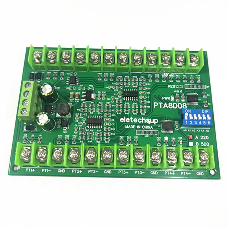 Ds18B20 - PTA8D08 8AI RS485 Ingresso analogico PT100