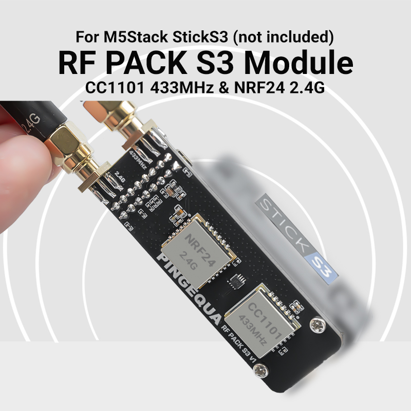 Nrf24L01 - Modulo Dual-Band M5Stack StickS3 CC1101 433MHz