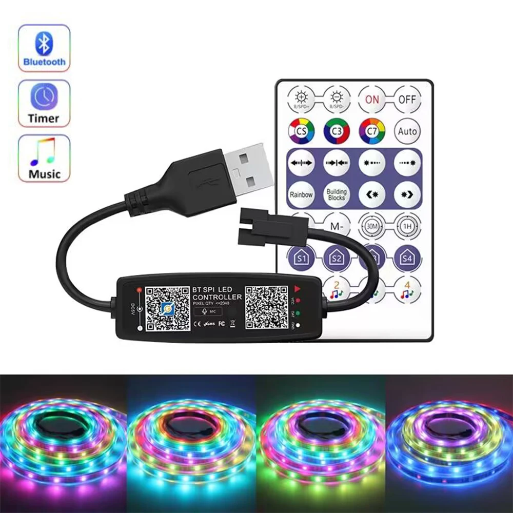 Ws2812B Strip 5V - WS2812B Controller Bluetooth Musica per Pixel