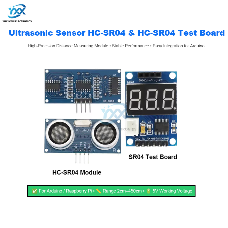 Ultrasonic Sensor Hc-Sr04 - Sensore ad ultrasuoni HC-SR04 HCSR04 Modulo