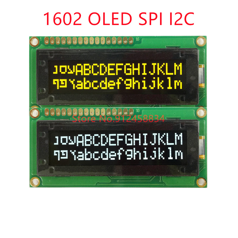 Lcd 1602 - 1602 16X2 OLED SPI I2C Modulo