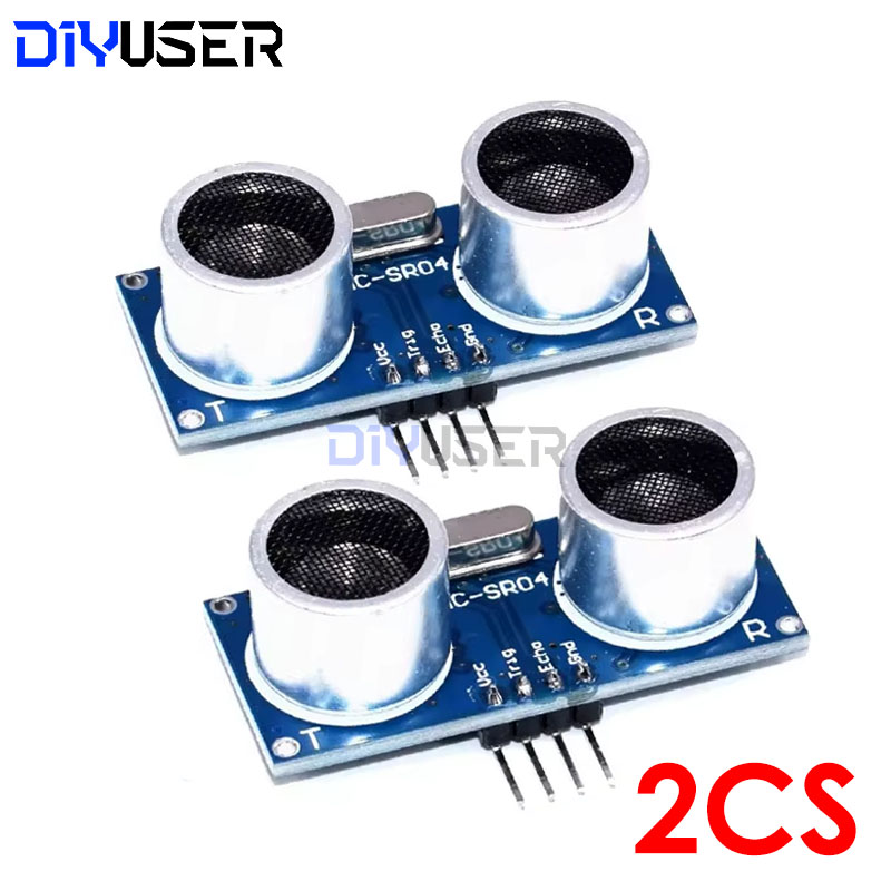 Ultrasonic Sensor Hc-Sr04 - DIYUSER 2 pz. Modulo Ultrasuoni HC-SR04