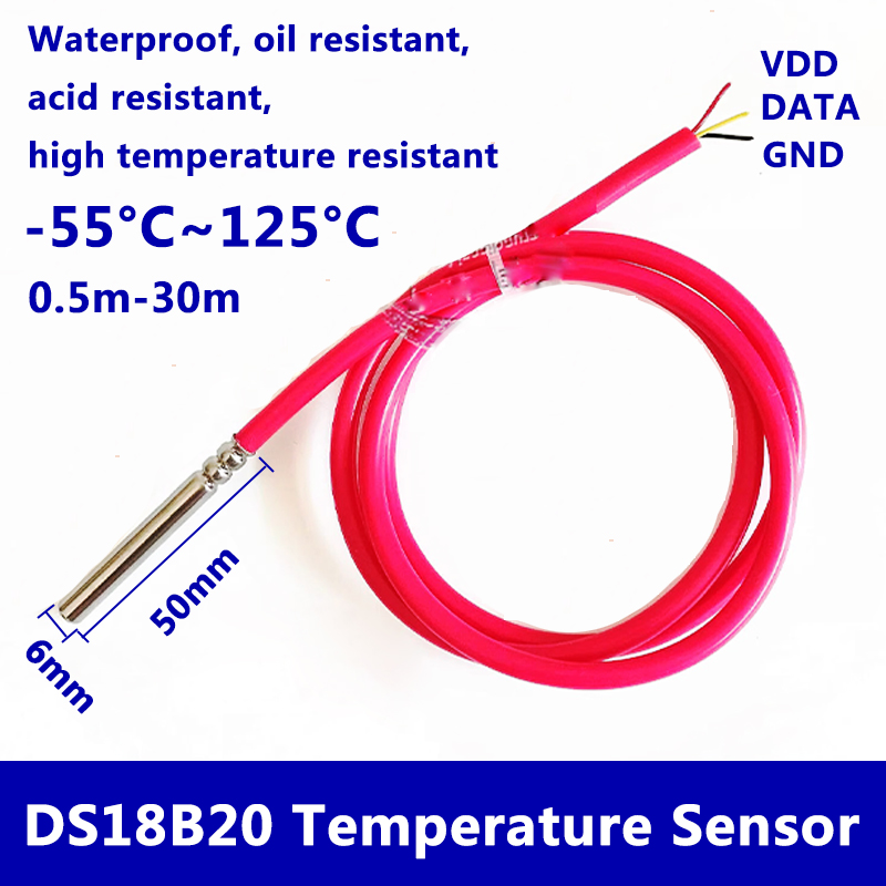 Ds18B20 - DS18B20 Sensore di temperatura digitale impermeabile