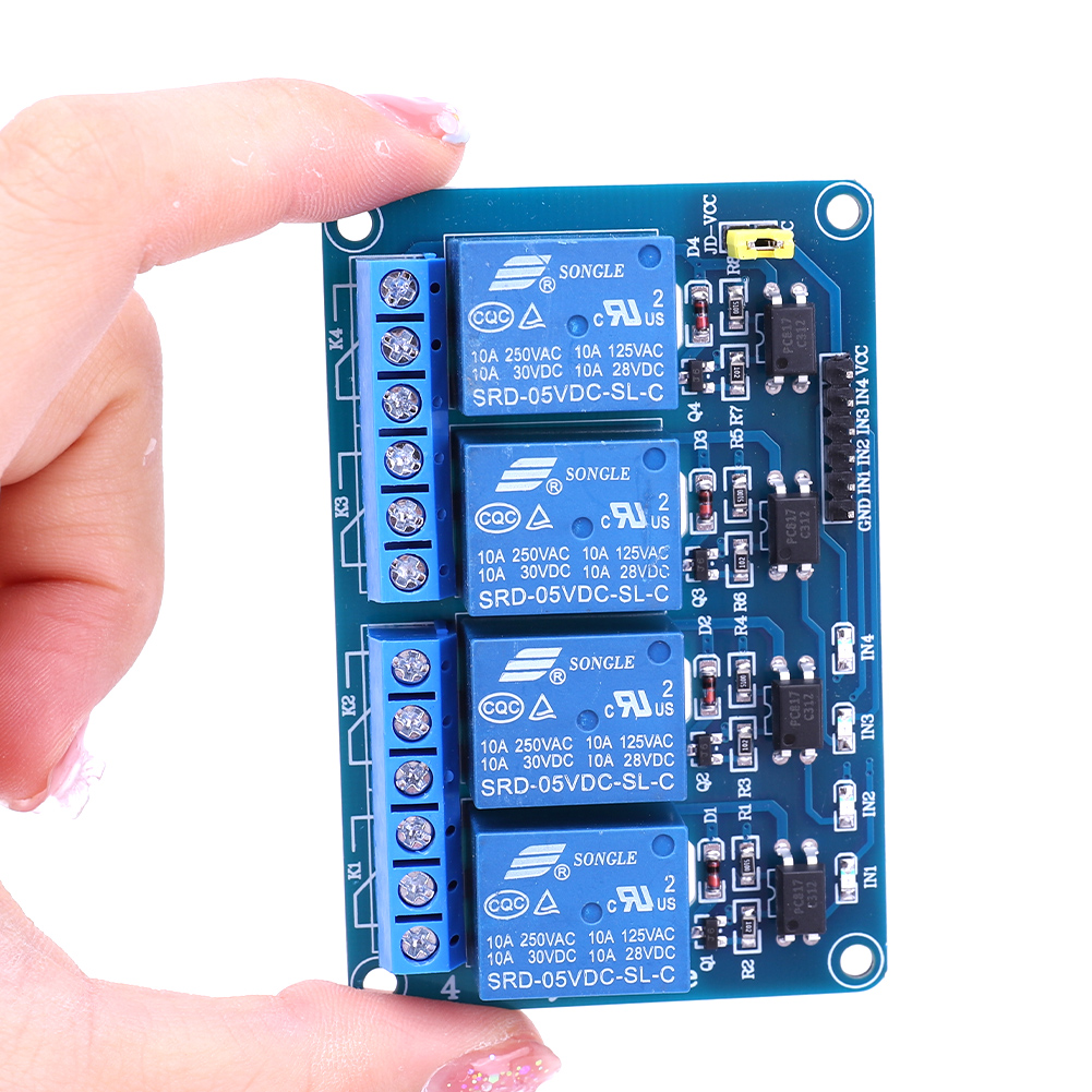 Scheda relè a 4 canali 5V 12V  - Relay Module 4 Channel recensione e prezzo