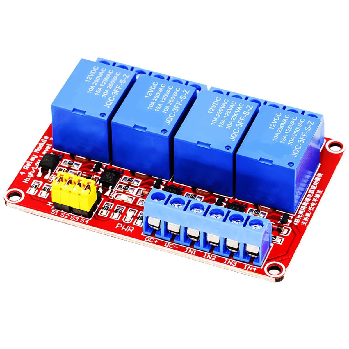 Modulo relè a 4 canali A49T 5V - Relay Module 4 Channel recensione e prezzo