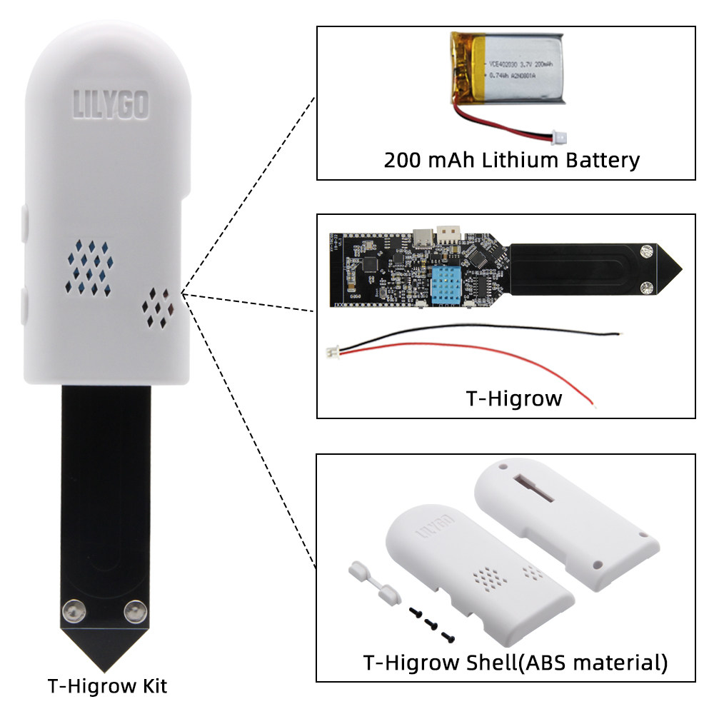 LILYGO T-Higrow ESP32 WiFi Blu - Dht11 recensione e prezzo