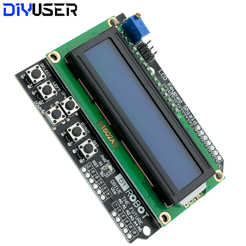 DIYUSER 1602 LCD Keypad Shield - Lcd 1602 recensione e prezzo