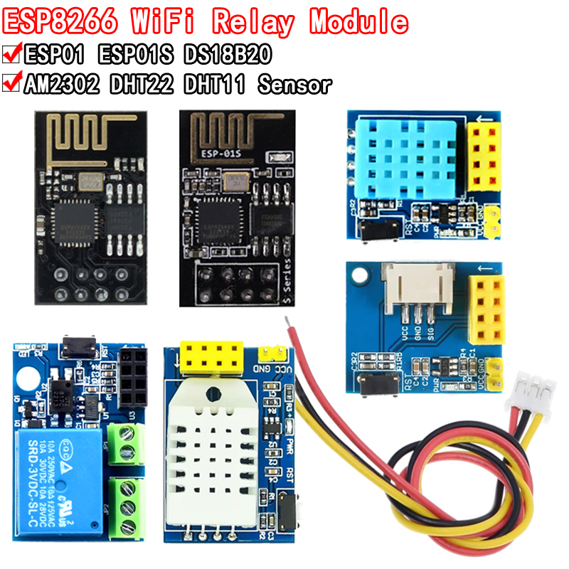 ESP8266 modulo relè WiFi 5V DS - Dht11 recensione e prezzo