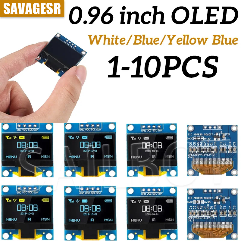 1-10PCS Modulo Display OLED da - Oled Display 0.96 recensione e prezzo