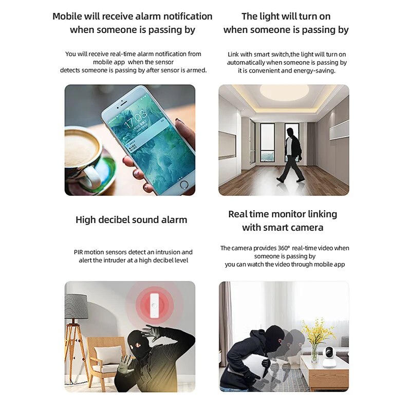 Tuya WiFi Zigbee PIR Sensore d - Pir Motion Sensor recensione e prezzo