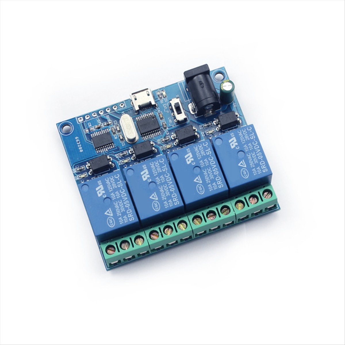 Modulo Relè USB a 4 Canali AT4 - Relay Module 4 Channel recensione e prezzo