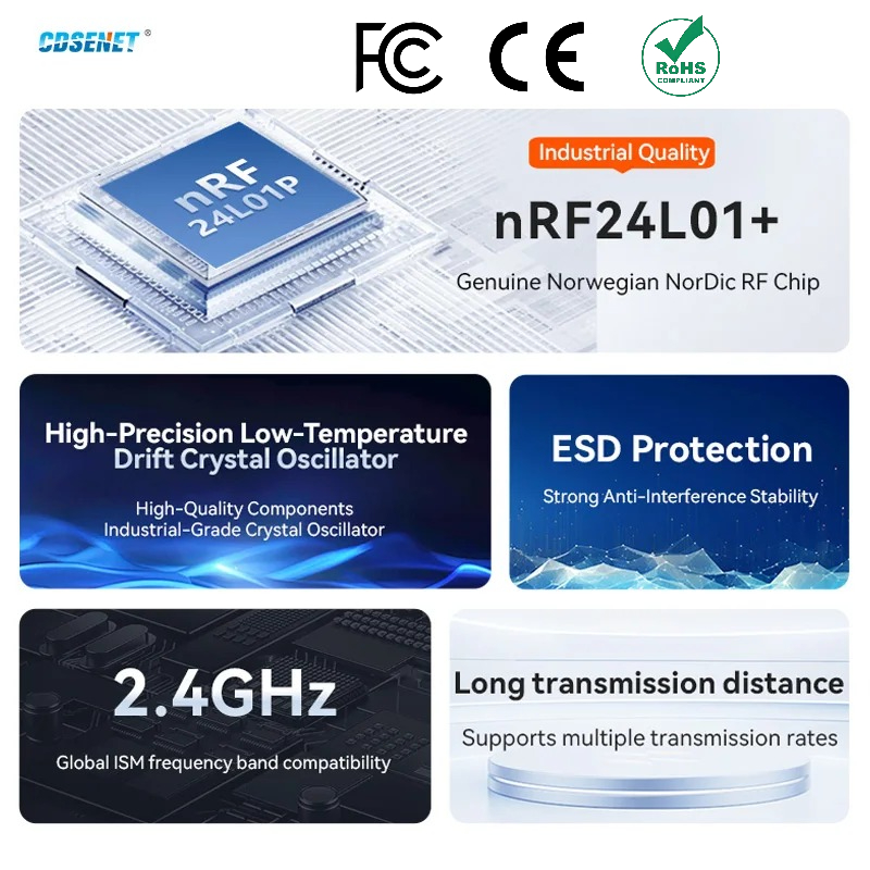 2 pz. Modulo RF Wireless 2.4GH - Nrf24L01 recensione e prezzo