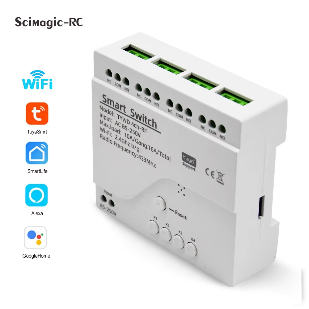 Smart Tuya Switch 4CH Modulo R - Relay Module 4 Channel recensione e prezzo