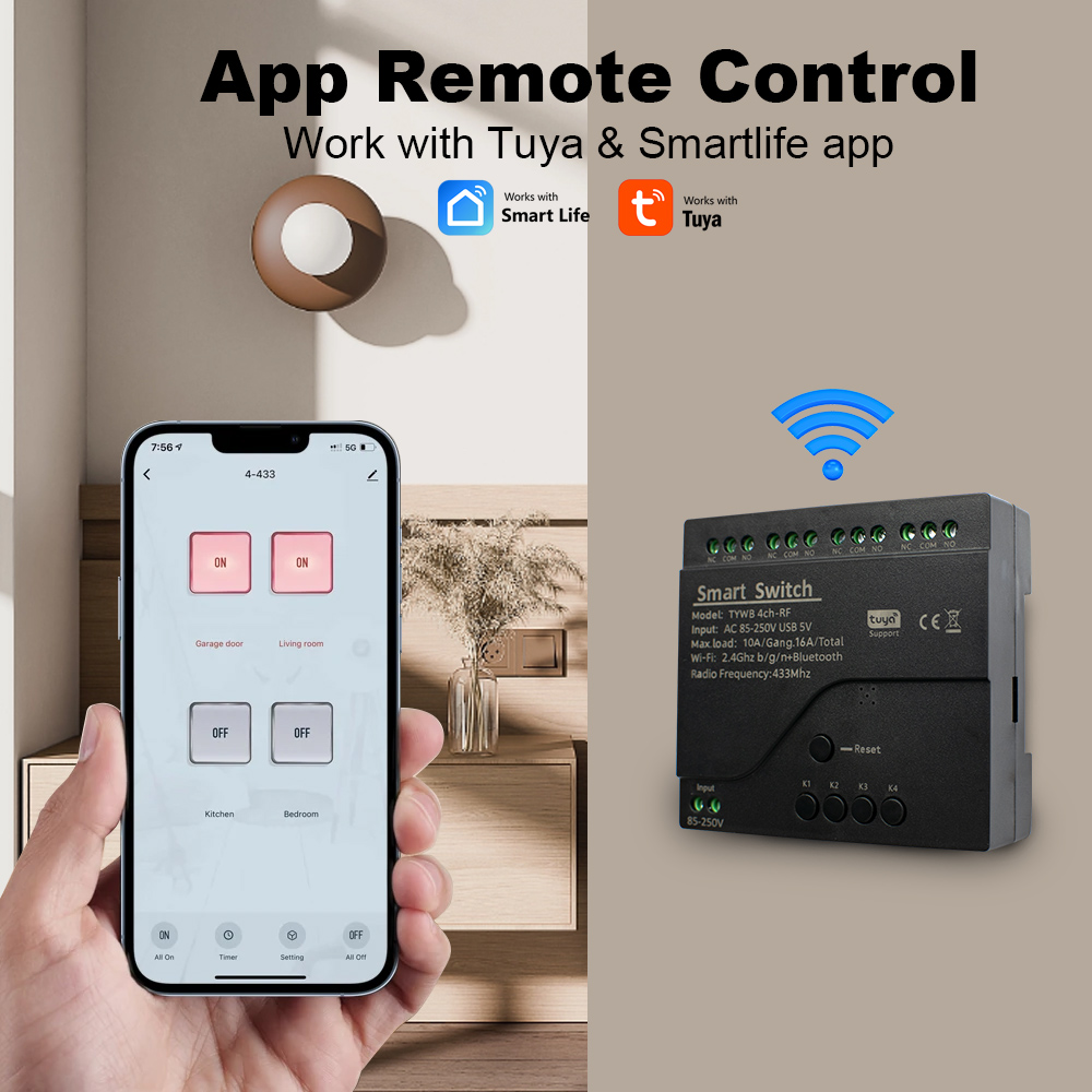 4CH Tuya Smart Wifi Switch Mod - Ir Remote Module recensione e prezzo