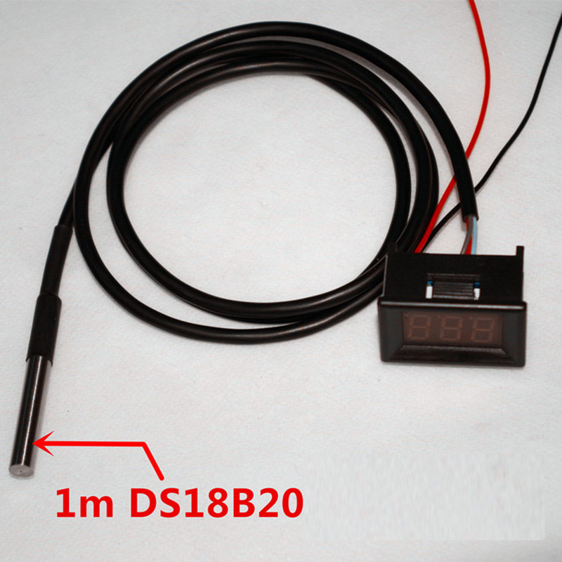 Termometro digitale LED DC 12V - Ds18B20 recensione e prezzo