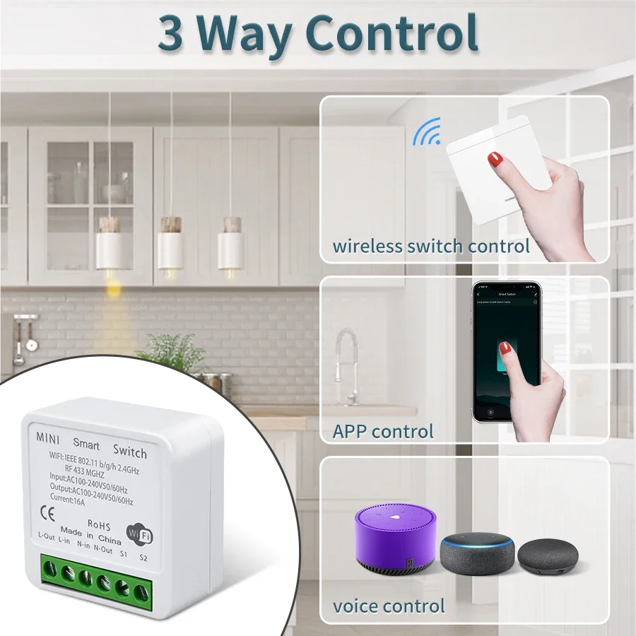 Wifi RF 433 MHz Smart Switch T - Ir Remote Module recensione e prezzo