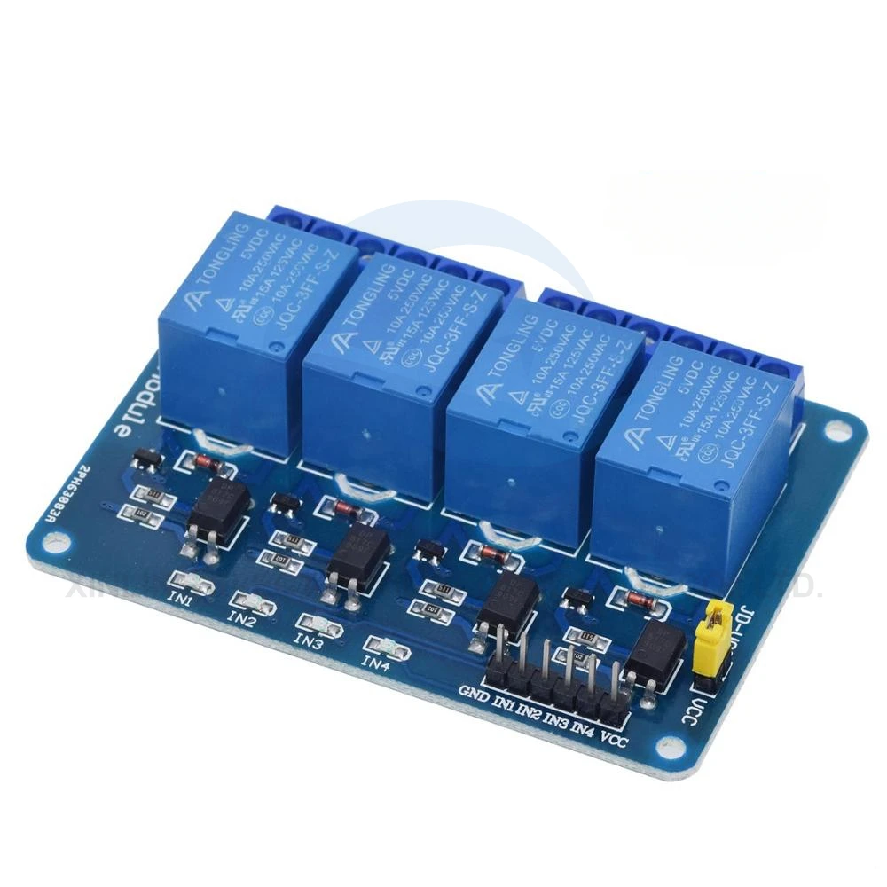 Modulo Relè a 1/2/4/6/8 Canali - Relay Module 4 Channel recensione e prezzo