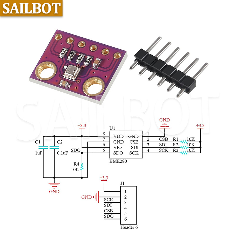 BME280 5V 3.3V Sensore digital - Bme280 recensione e prezzo