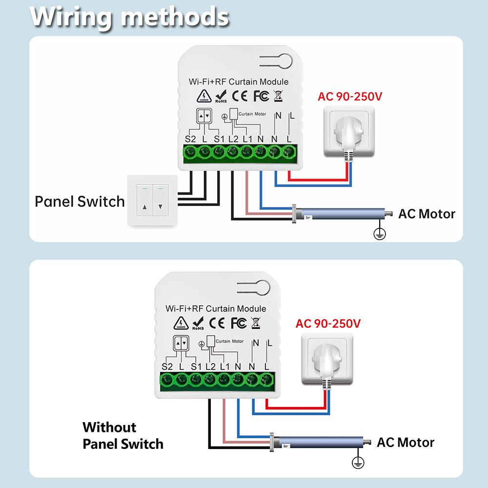 Tuya WiFi Smart Curtain Switch - Ir Remote Module recensione e prezzo