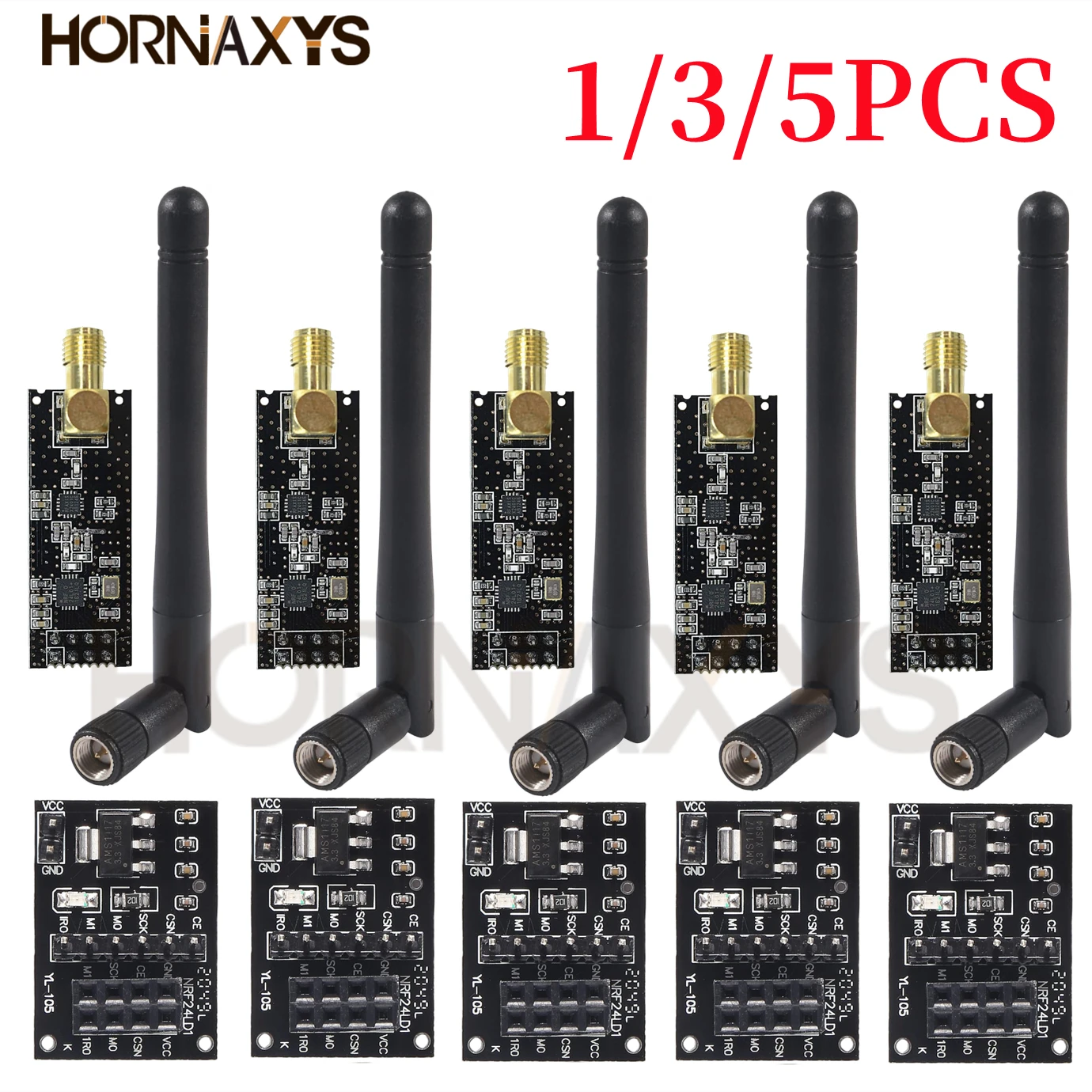 5 Uds NRF24L01 + PA + LNA Rice - Nrf24L01 recensione e prezzo