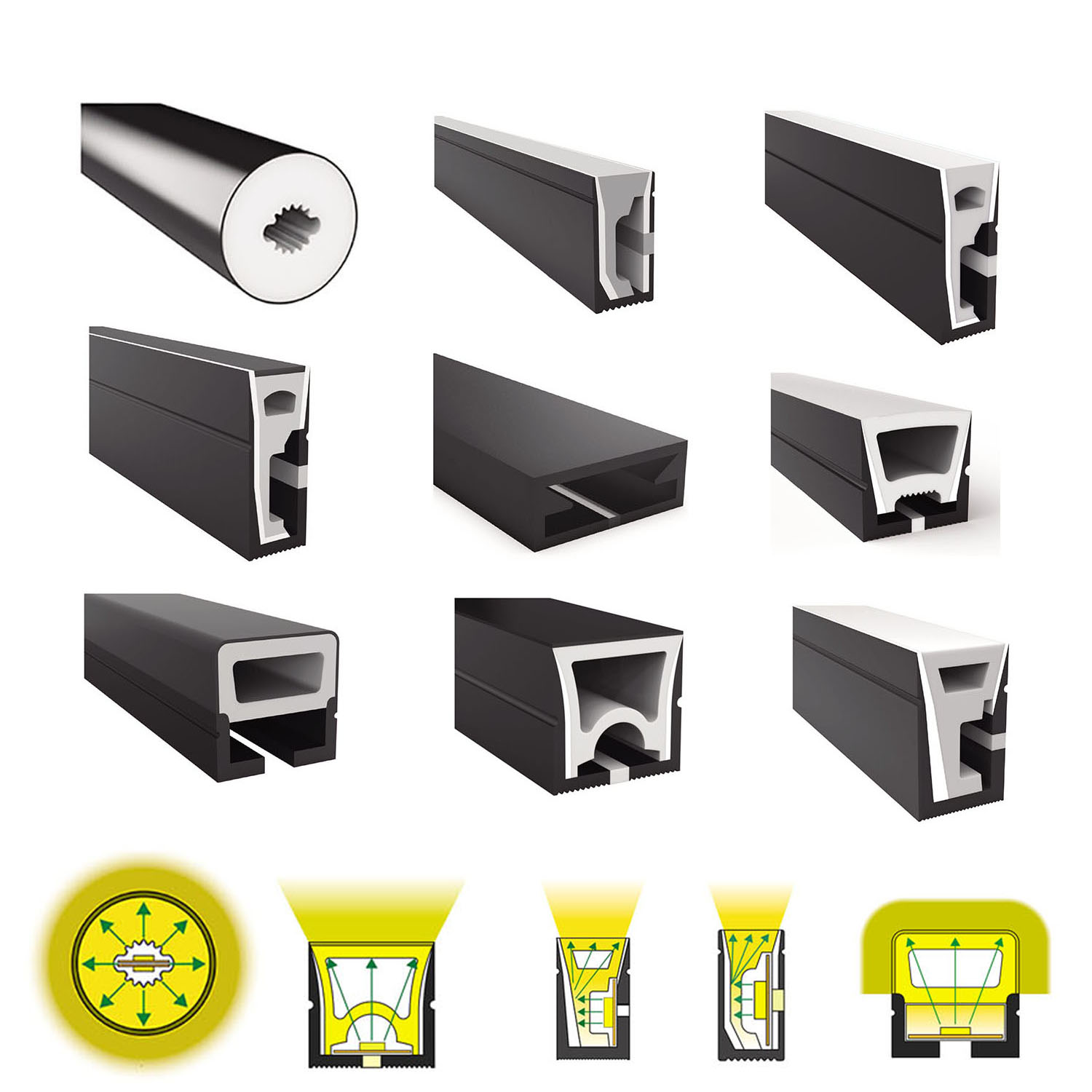WS2812B WS2811 LED Neon Rope T - Ws2812B Strip 5V recensione e prezzo