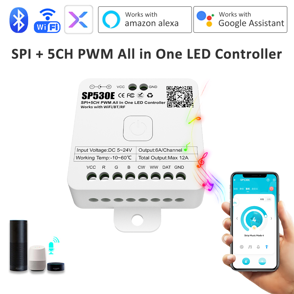 Controller LED All-in-One SP53 - Ws2812B Strip 5V recensione e prezzo