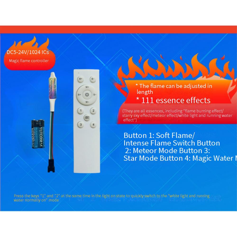 Regolatore di fiamma fantasy a - Ws2812B Strip 5V recensione e prezzo